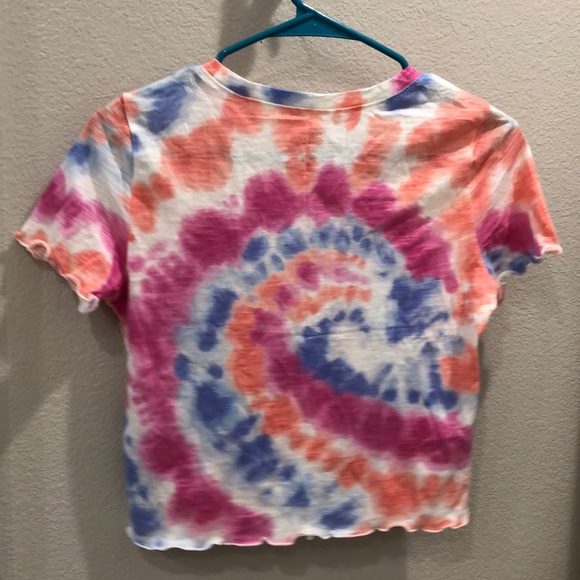 tye dye hollister crop top - Picture 2 of 3